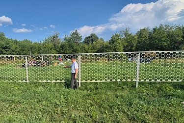 У кладбища на станции Сара появилось новое ограждение